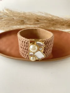 Pulseira do Artezanato e jóias de luxo.